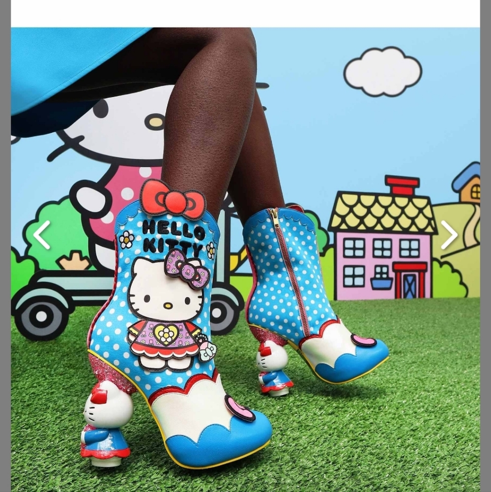SUPER RARE Irregular Choice Hello Kitty boots. New